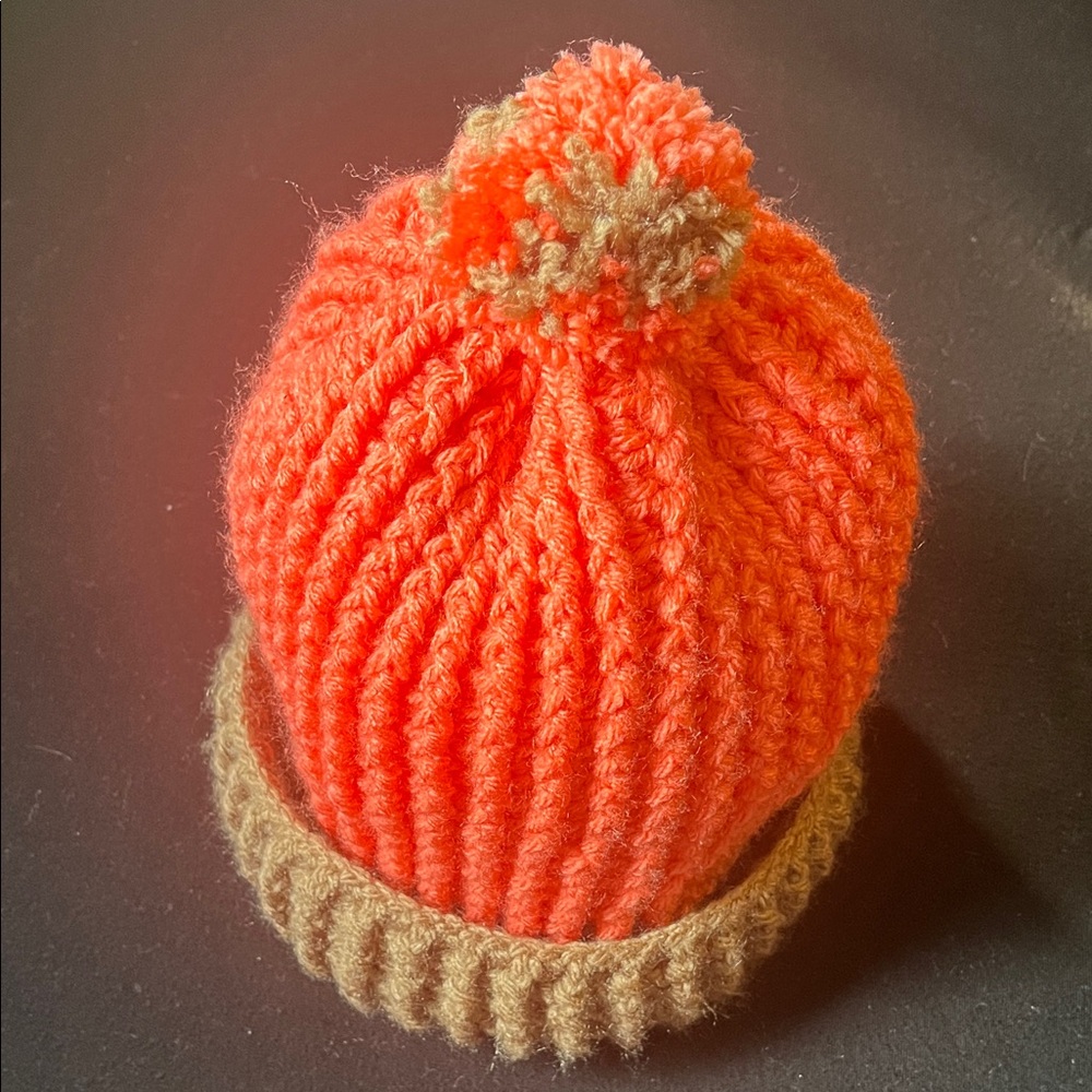 A unique piece of handmade crochet.